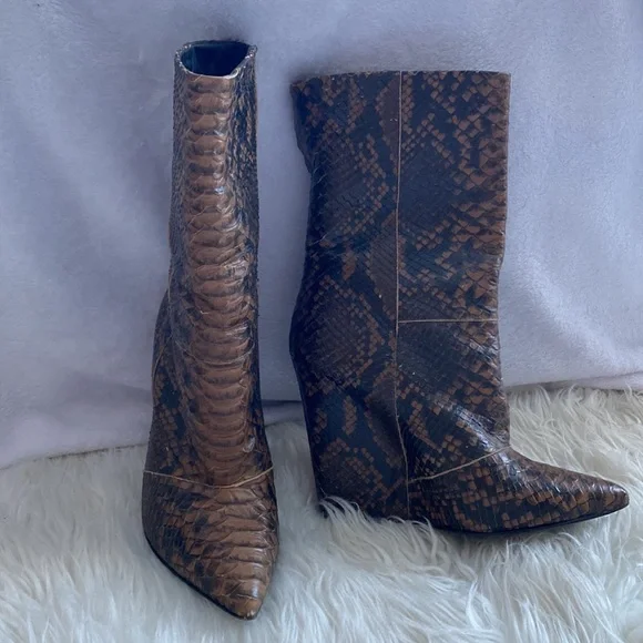 Python wedge boots - Picture 2 of 3